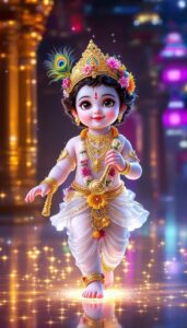 Cute Bal Krishna DP Whatsapp & FB